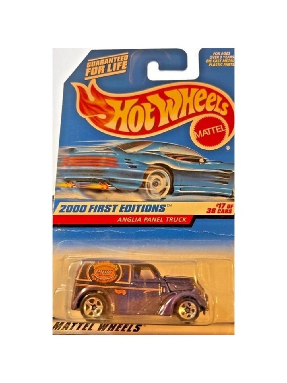 Vintage Die Cast Hot Wheels 2000 First Editions Anglia Panel Truck Collectible